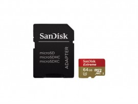 SanDisk Extreme microSDXC UHS-I  60MB/s 64GB (with Adapter)